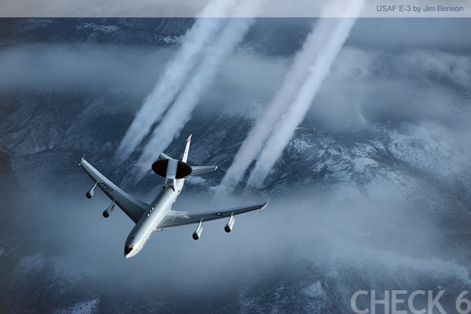 E-3 AWACS - by Jim Benson